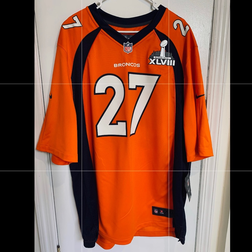 Broncos #27 Jersey  Authentic NWT